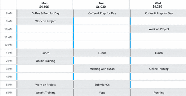 CalendarMonitization